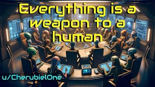 [WP] Everything is a weapon to a human | HFY