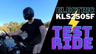 Riding the Electric KLS250 | This LiPo Battery Can't Handle the POWER