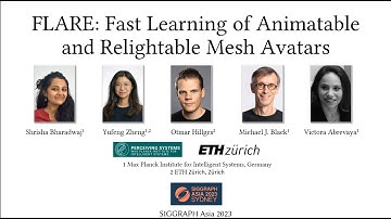 FLARE: Fast Learning of Animatable and Relightable Mesh Avatars @ SIGGRAPH Asia 2023, Sydney