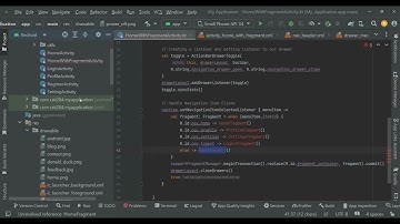 Slide Navigation Drawer with Fragment Implementation