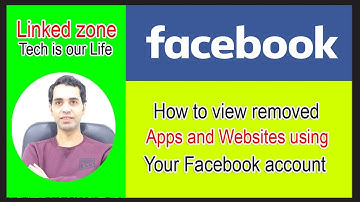 How to view removed apps and websites using your Facebook account