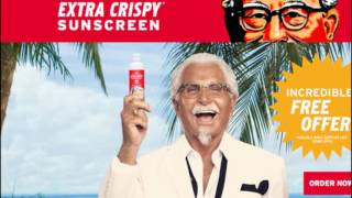 KFC sunscreen makes you smell like fried chicken