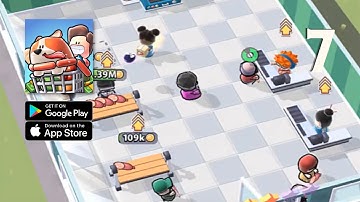 Mega Store: Idle Tycoon Shop Gameplay Walkthrough Part 7 - Level 8 (Android, IOS)