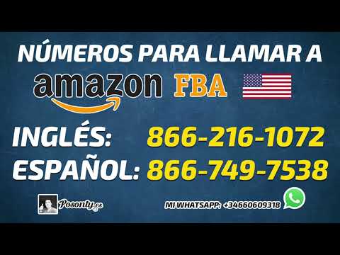☎️ Números de teléfonos de Amazon FBA Estados Unidos para soporte en inglés y español.