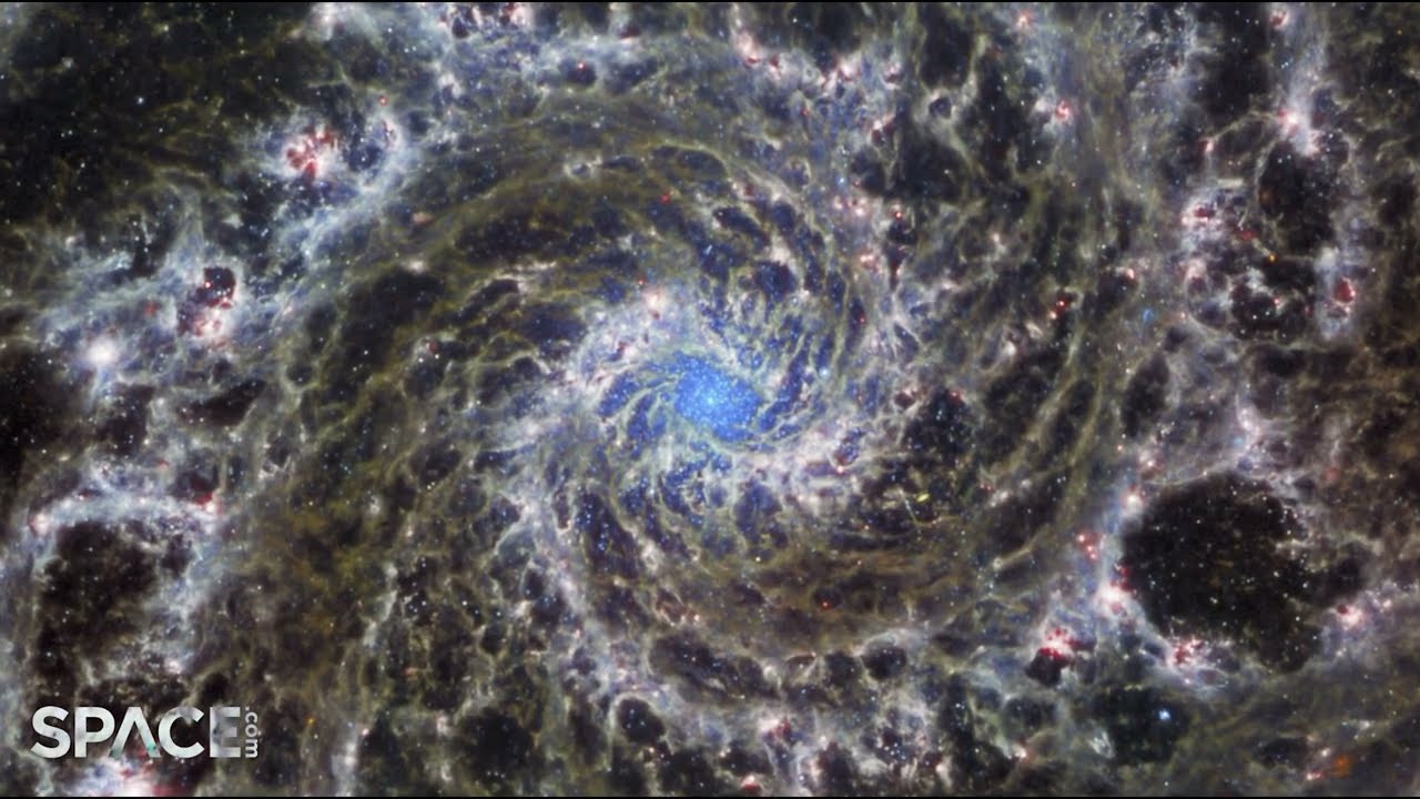 ESA  Heart of the Phantom Galaxy