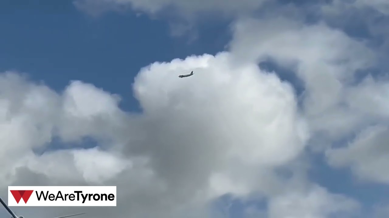 Special airplane tribute to Beragh man