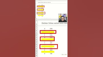 Deletar linhas vazias com vba no Excel #byeverton #exceltips #shorts