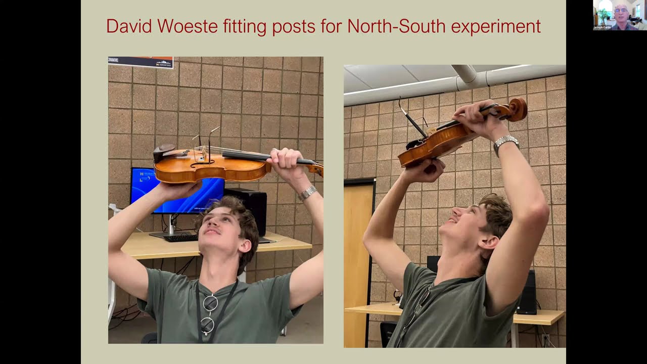 Soundpost adjustment effect on violin radiativity & admittance, Joseph Curtin/Luca Jost Nov 7, 2025