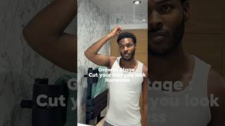 The growth stage and the Result #taperfade #transformation #haircare #routines