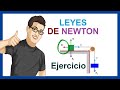 EJERCICIO LEYES DE NEWTON - Aceleración, fuerza de rozamiento y tensión