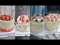 20 easy strawberry cream cake decoration ideas compilation