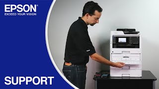 Epson Workforce Pro WF-C529R/WF-C579R: Installing Ink &amp; Loading Paper