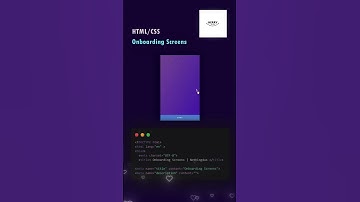 📱 Design Stunning HTML5 & CSS3 Onboarding Screens with JavaScript! 🚀✨||#shorts #shortvideo #web3 #js