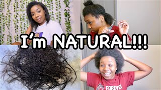 BIG CHOP 2021 | letting go of my relaxed ends!