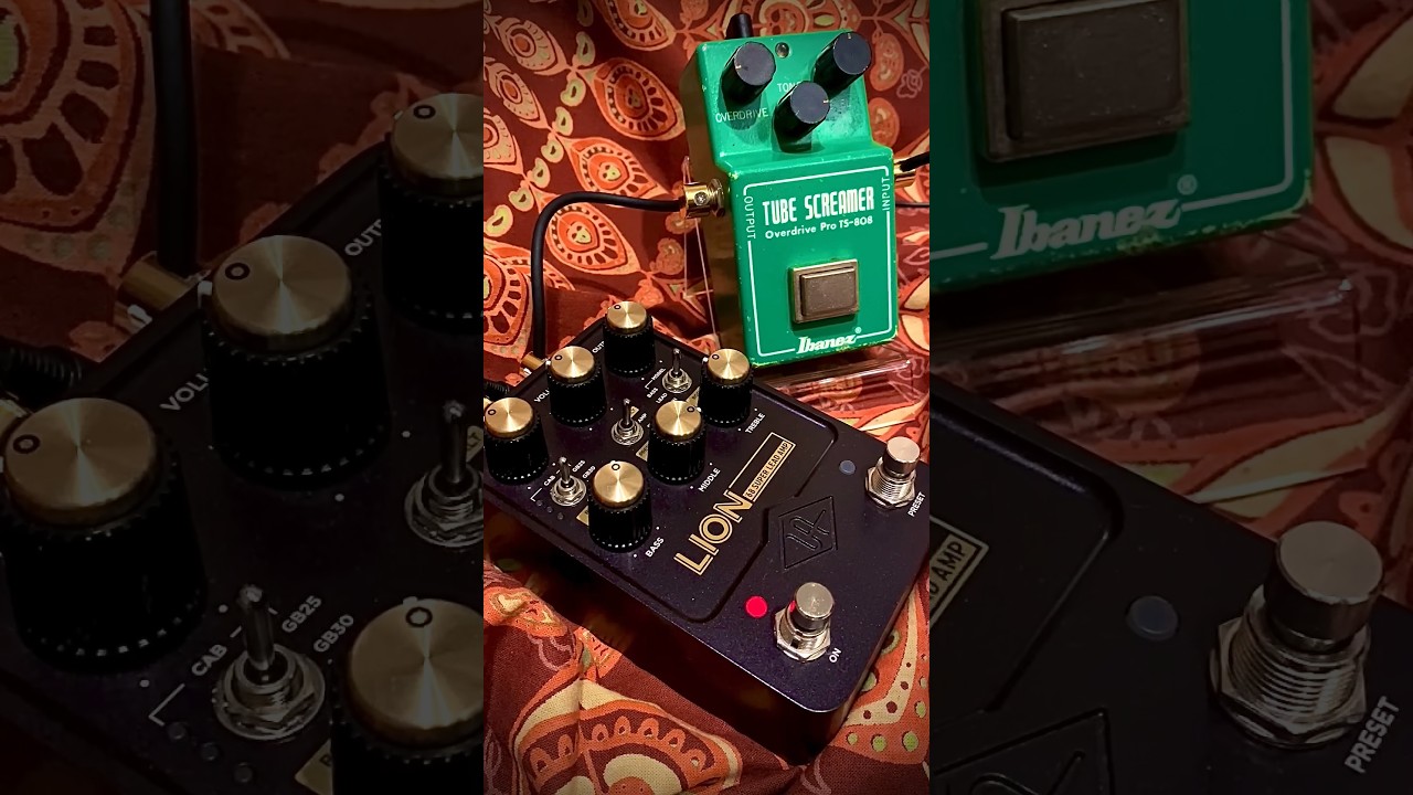 Obejrzyj Universal Audio LION + Ibanez TS808 Tube Screamer w YouTube Obejrzyj Universal Audio LION + Ibanez TS808 Tube Screamer w YouTube