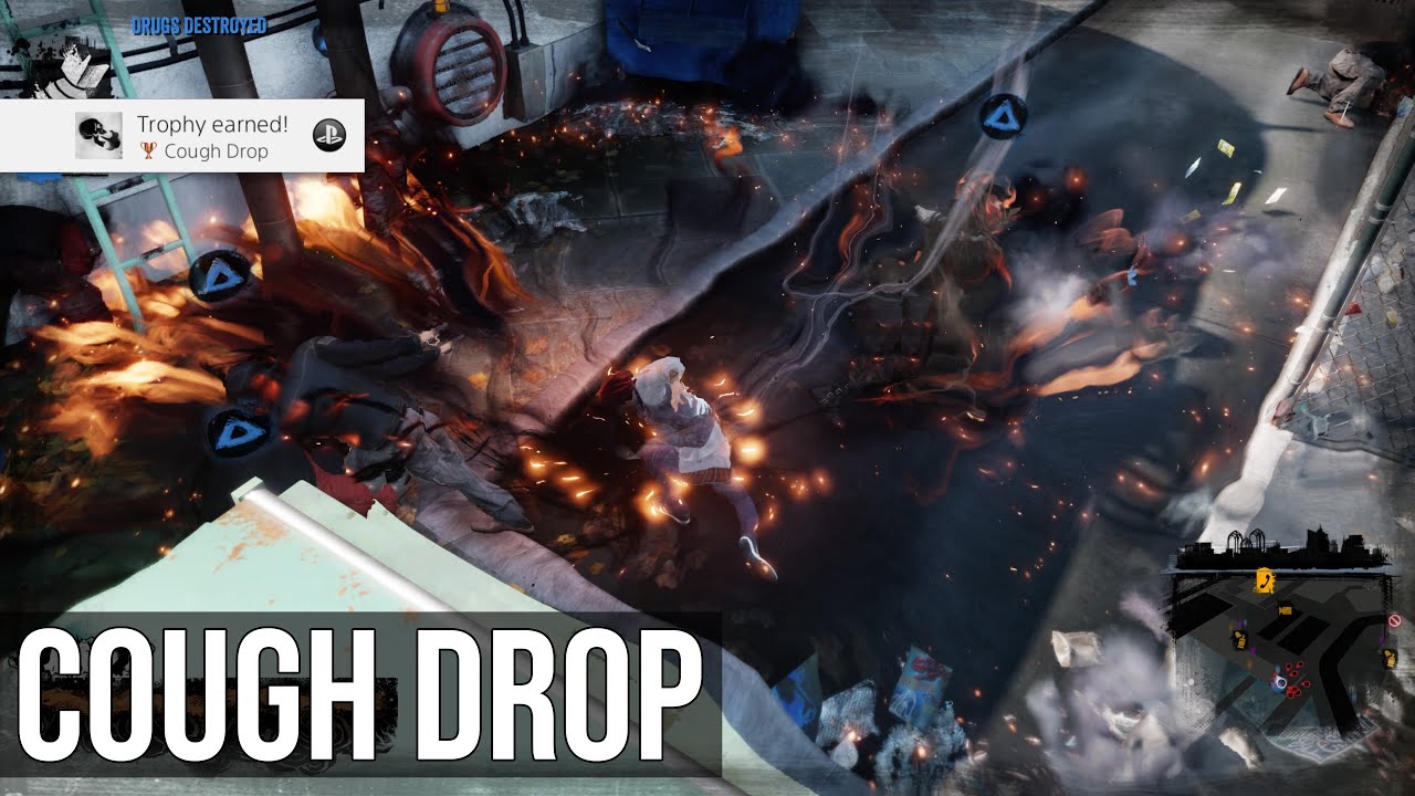 Cough Drop Trophy Drop On 3 Coughing Enemies) inFAMOUS Second