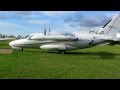 Mitsubishi MU-2 Marquise landing on a Short Grass Runway