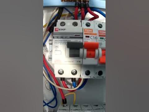 УЗО подключается как вводной автомат 3 - YouTube