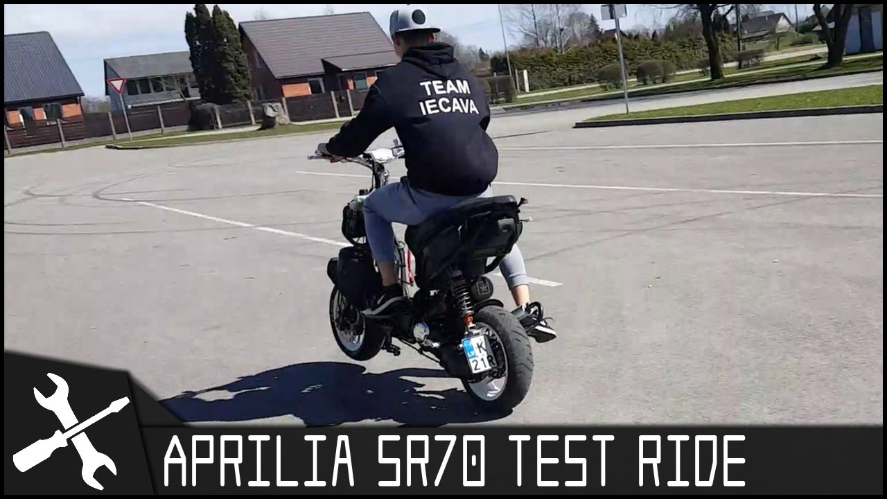 Aprilia SR70 || Test Ride
