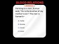 Blood Relations | Logical Relations MCQs
