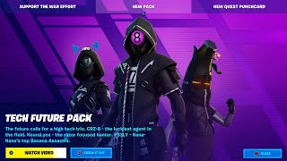 NEW FORTNITE TECH FUTURE PACK REVIEW! SHOULD I BUY OR DENY? CODE - OUTSIDER