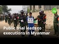 Rebel army stages public trial leading to executions in eastern myanmar  radio free asia rfa