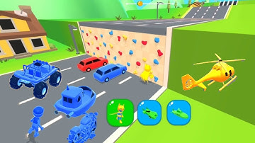 Shape-Shifting 🚲🚁🛶🚗 Game | Level-336 | Gameplay Walk-through #gaming #shapeshifting #shorts #games