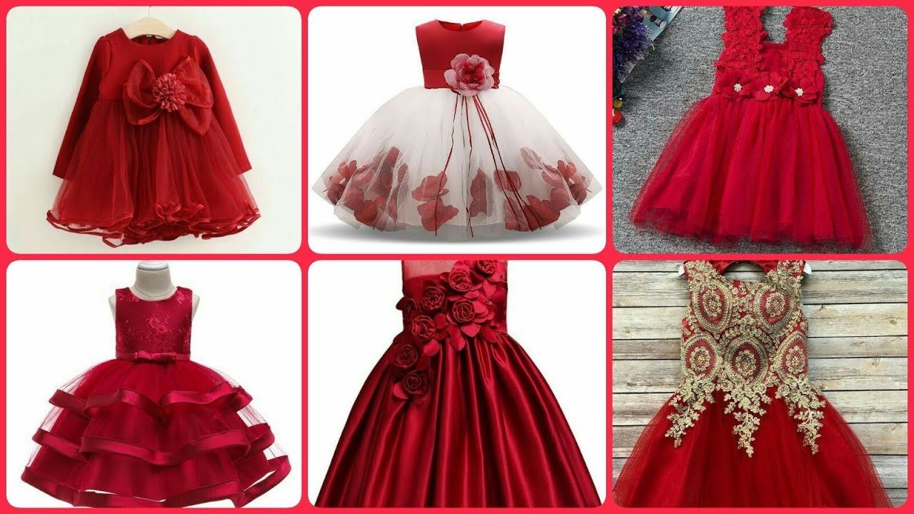 red frock for baby