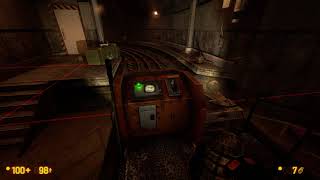 Black Mesa on a rail turret bug