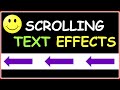 Continuous Scrolling Text Effect in PowerPoint 2016 (2 Animation Tutorials for Text & Arrow Effects)