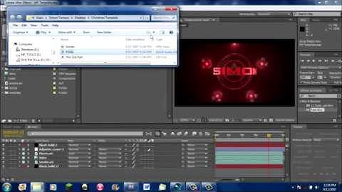 FREE Epic 3D Gaming Red Space Intro   Bonus Template #83 w/Tutorial