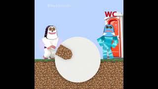 Choose the right image to help Sprunki Mammott go to the toilet!