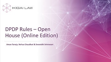 Understanding the DPDP Rules: Expert AMA with Ikigai Law