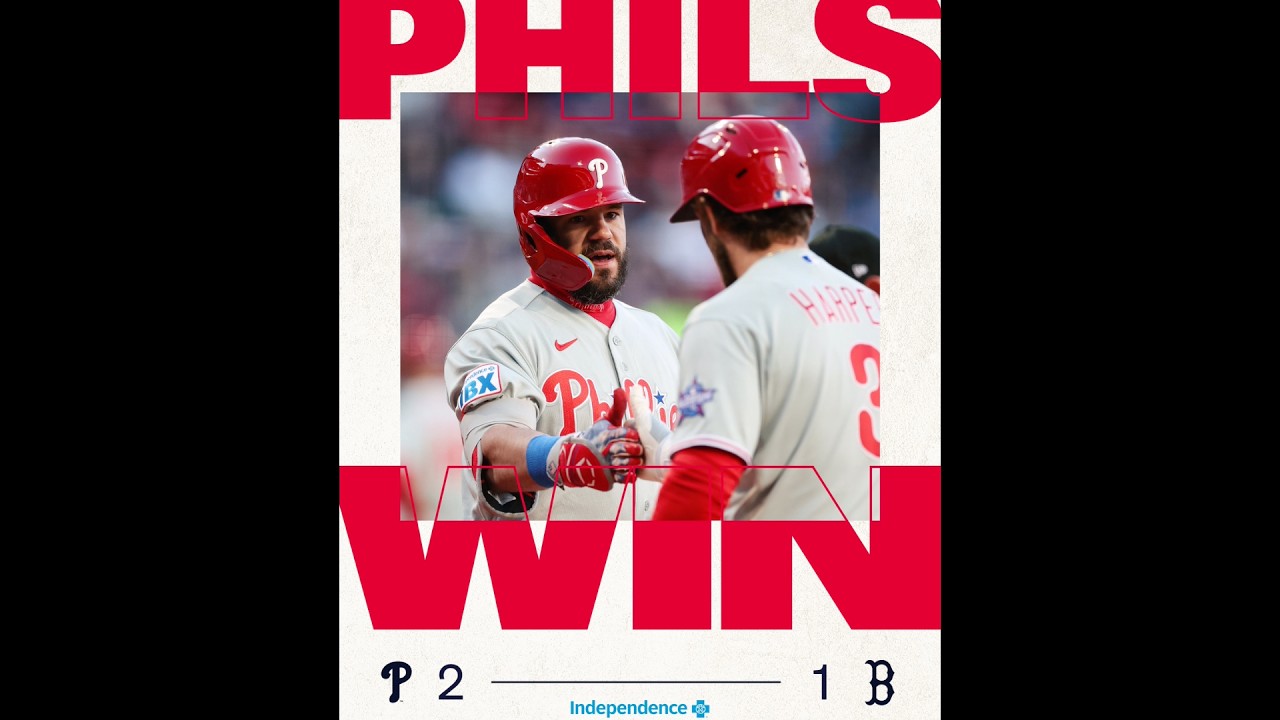 Phillies Update: Phillies win 2-1 over the Boston RedSox