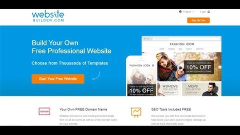 Best free website builder with your own domain name