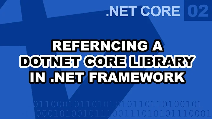 .Net Core - How to reference DotNet Core Class Library in .Net Framework Windows WPF