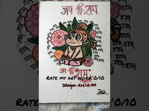 Bajrangbali cute 🥰 drawing🖌️✏️#shorts by Debanjan Artist Arts