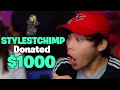 I Donated $1000 to Streamers!!!