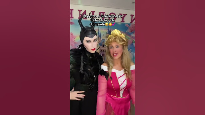 Bella durmiente y maléfica cosplay💕