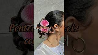 Penteados Fáceis com Coque ( Edição Mulheres Elegantes) #lookdodia #modafeminina2026 #shortvideo