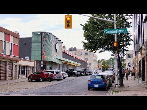 Thunder Bay Empty Streets Walk Canada travel vlog 4K