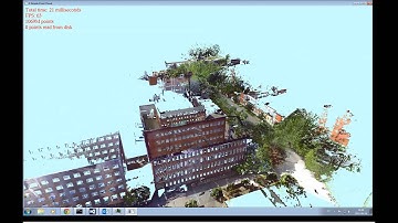 Visualization of a point cloud with 1 billion points