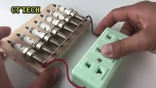 How to make  220v 6000w  Free Electricity Energy