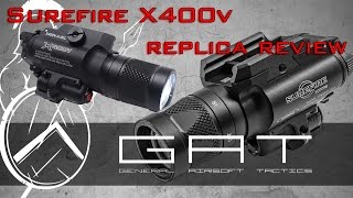 Surefire X400v style flashlight replica - GAT Airsoft review