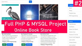 Online Book Store  - Full PHP & MYSQL Project - Part 2