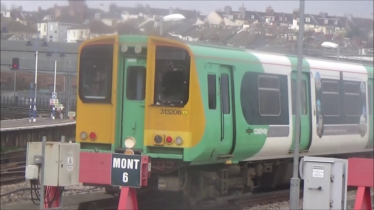 Southern class 313's sitting in the Brighton Sidings, 26th January 2020 ...