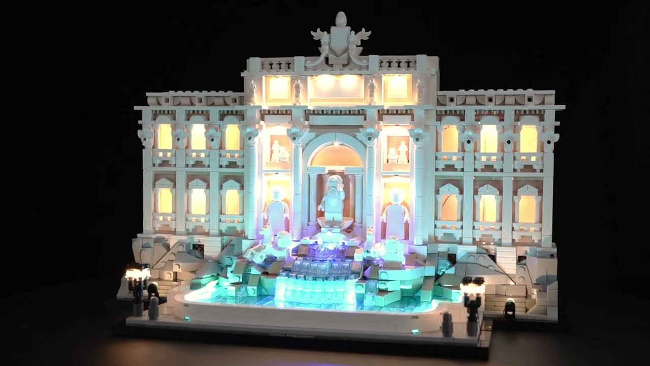 BrickBling Light Kit for LEGO Architecture Trevi Fountain 21062