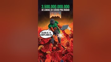 Ele usou TRILHÕES de linhas de código pra rodar DOOM! 😱