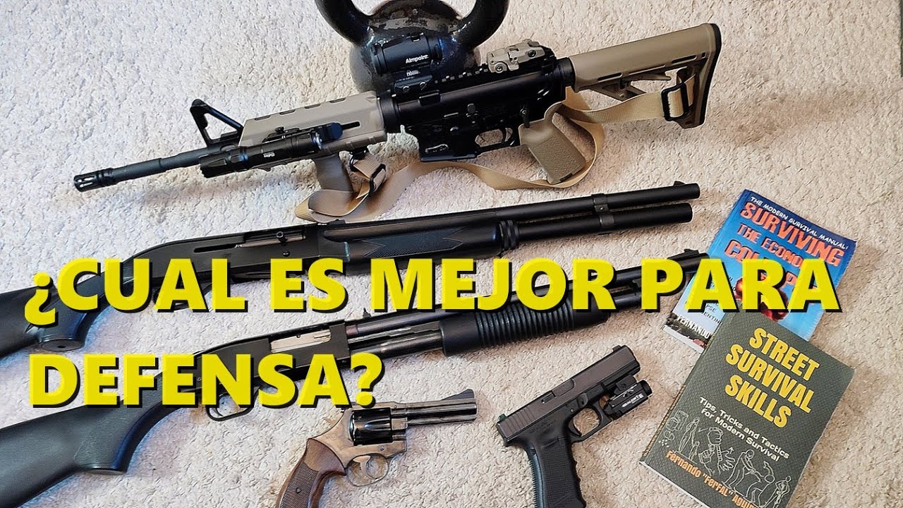 Cuál es la Mejor Arma para Defensa del Hogar? 🛡️ Pistola, Revólver, Rifle  o Escopeta 