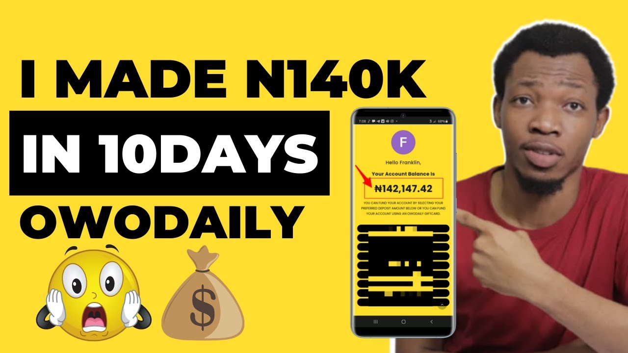 I made N140K From Owodaily In 10Days Online - YouTube